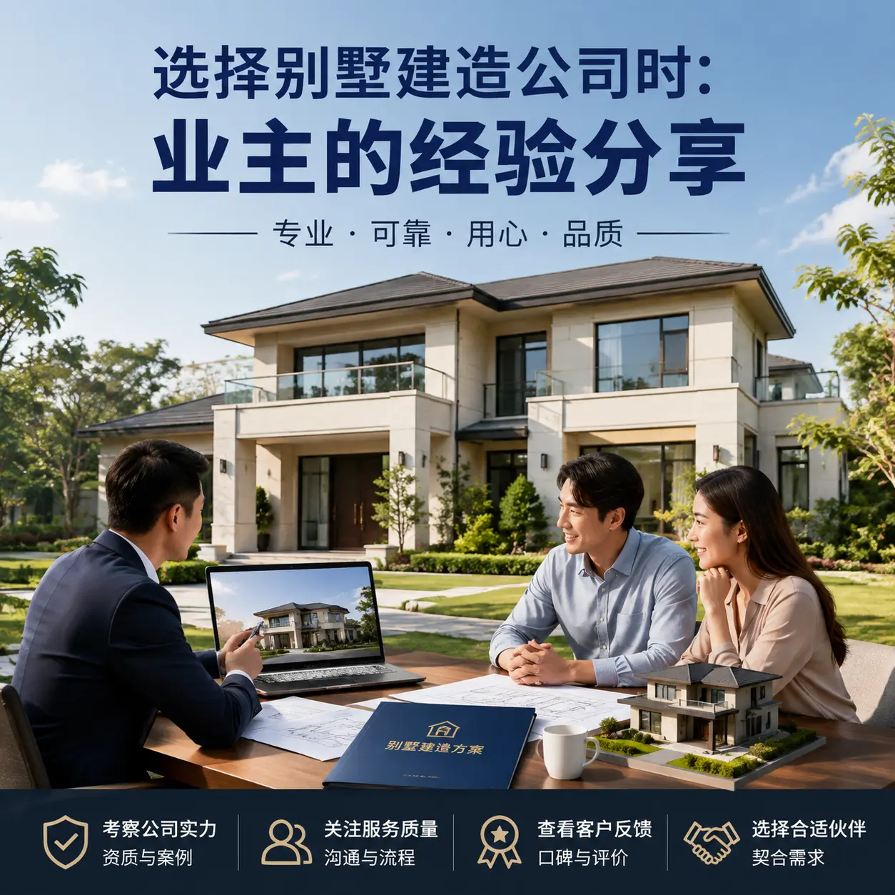 选择别墅建造公司时： 仁怀 业主的经验分享