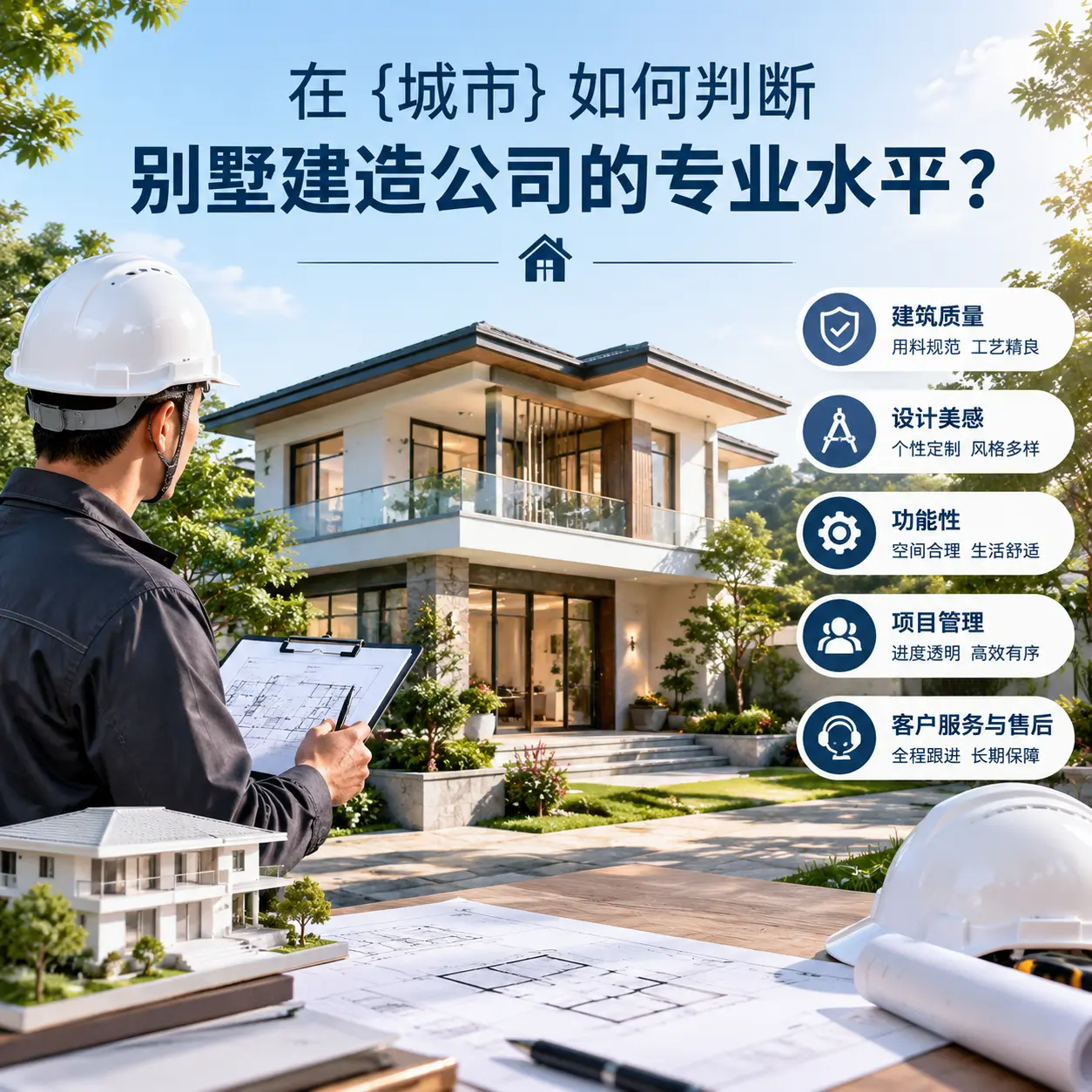 在 仁怀 如何判断别墅建造公司的专业水平？