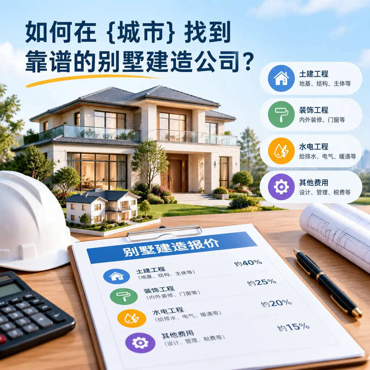 如何在 仁怀 找到靠谱的别墅建造公司?