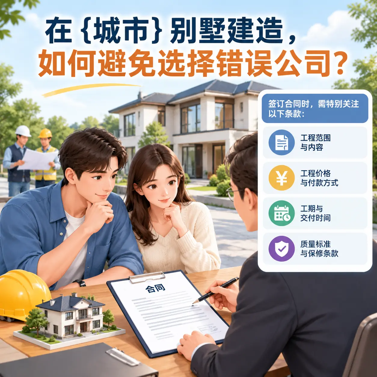 在 仁怀 别墅建造,如何避免选择错误公司?