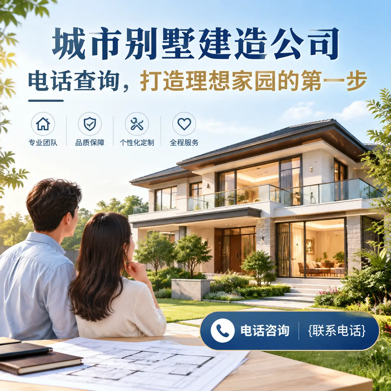 仁怀别墅建造公司电话查询,打造理想家园的第一步