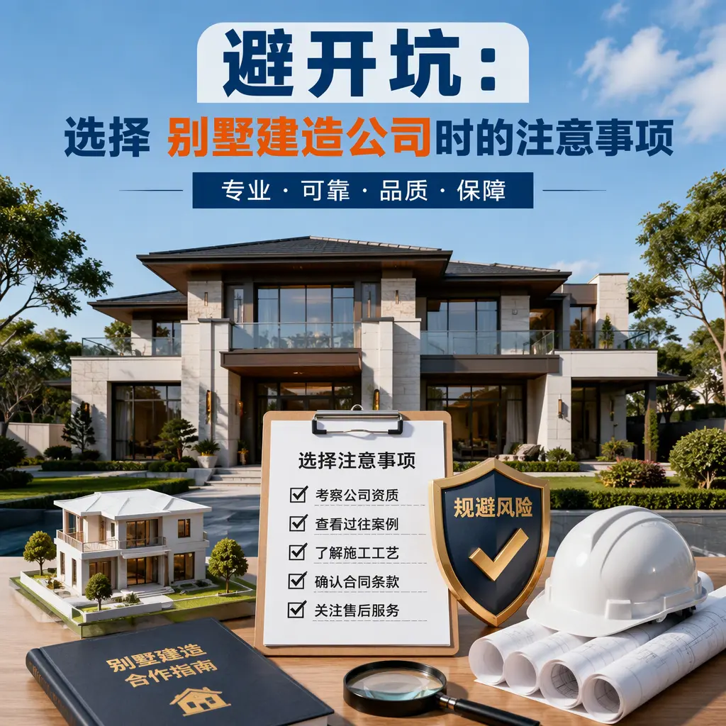 避开坑：选择 仁怀 别墅建造公司时的注意事项