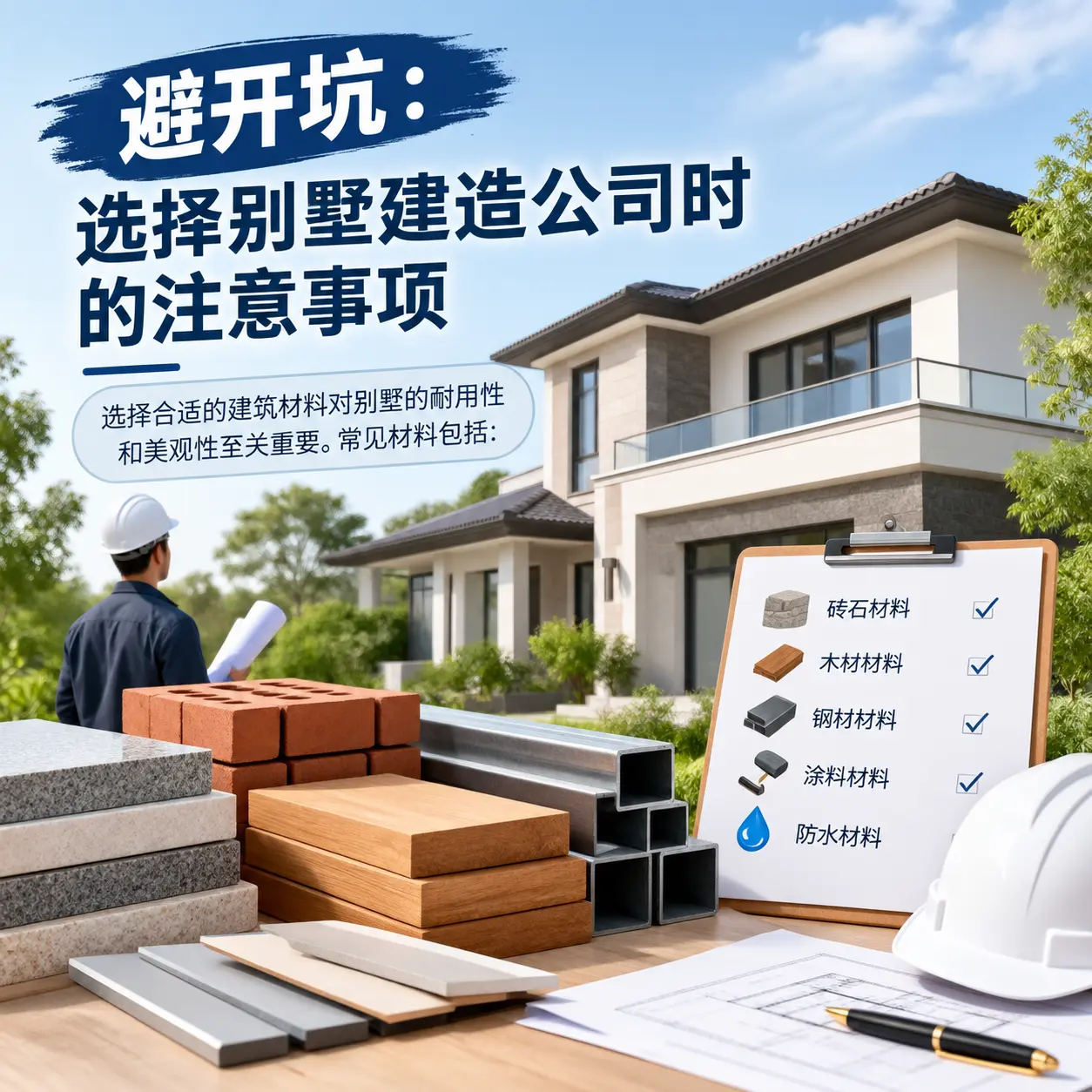 避开坑：选择 仁怀 别墅建造公司时的注意事项