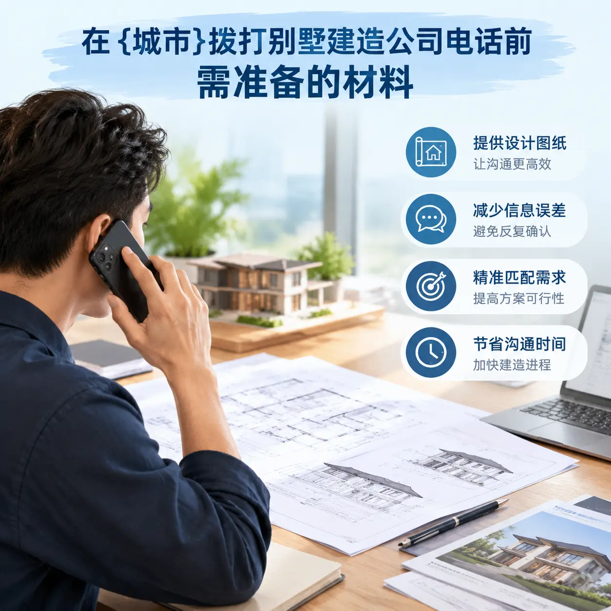 在仁怀拨打别墅建造公司电话前需准备的材料