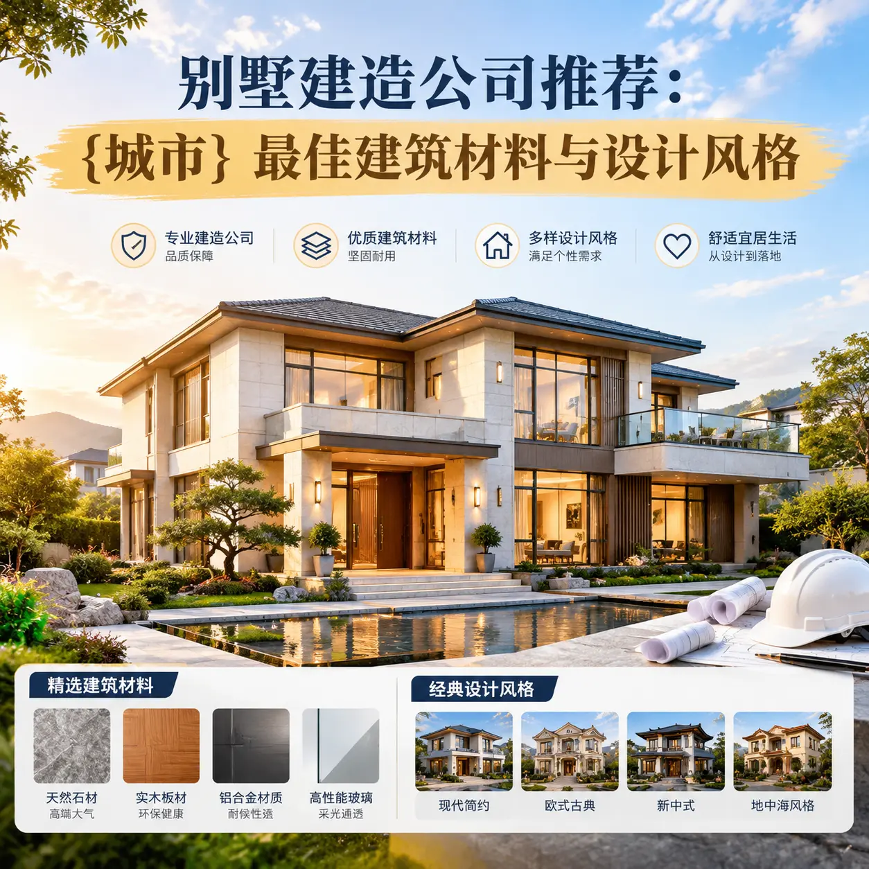 别墅建造公司推荐: 仁怀 最佳建筑材料与设计风格