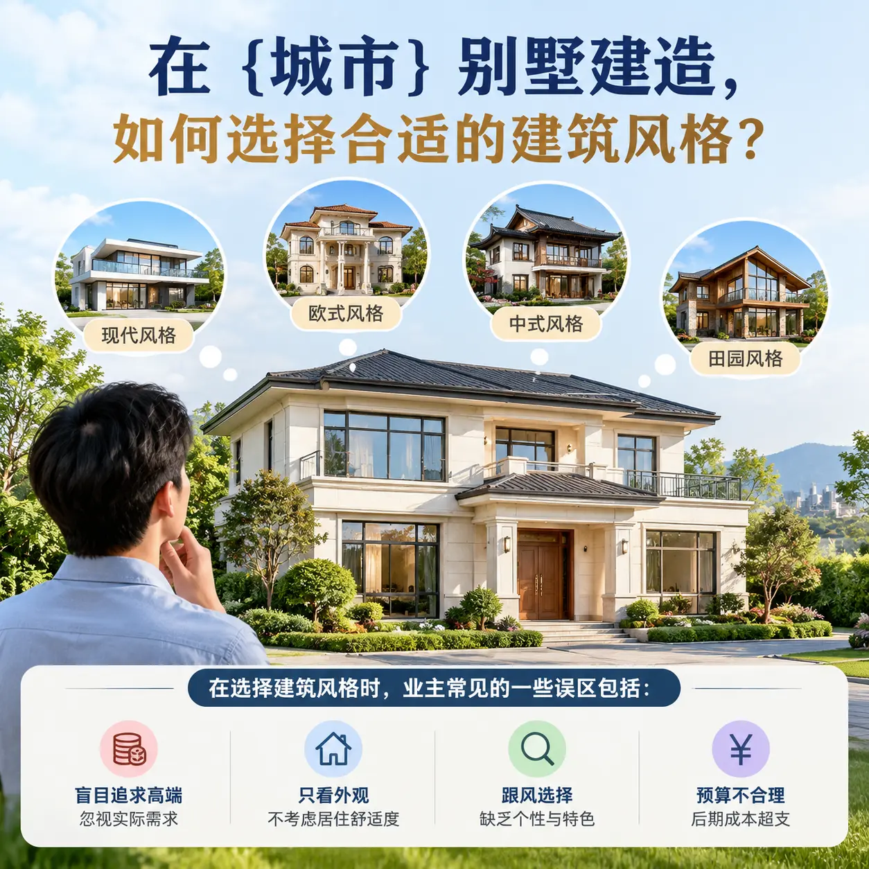 在 仁怀 别墅建造,如何选择合适的建筑风格?